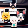 Dog Puppy Cute Pets Car Air Vent Bling Decoration with Air Freshener DIY clip - Carsoda - 5
