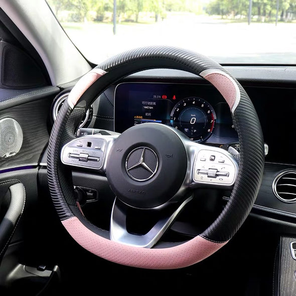 Cute and Cooling Steering Wheel Cover with Bear Ears