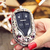 Bling Car Key Holder Cover with Rhinestones for Maserati