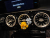 Bling Mercedes Benz Decal for Steering Wheel Bottom Door Handle AC Vent Inner Rhinestones Decoration