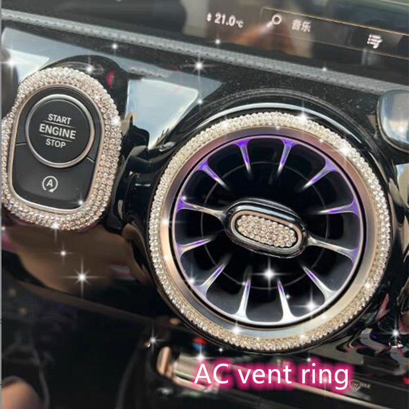 Bling Mercedes Benz Decal for Interior Decorations