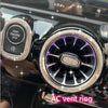Bling Mercedes Benz Decal for Steering Wheel Bottom Door Handle AC Vent Inner Rhinestones Decoration