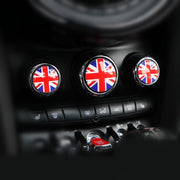 Mini Cooper AC Control Buttons 3D Crystal Decal