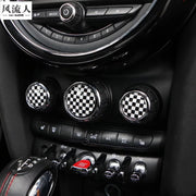 Mini Cooper AC Control Buttons 3D Crystal Decal