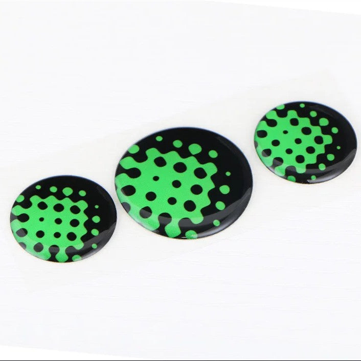 Mini Cooper AC Control Buttons 3D Crystal Decal