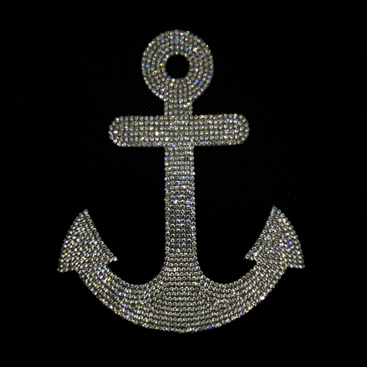 Nautical Anchor Bling Decal, Marine Ocean Symbol Sticker