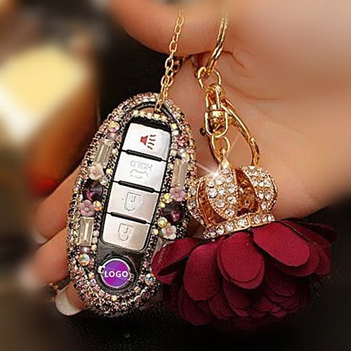 Bling Infiniti/Nissan Three/Four/Five keys Car Key Holder with Rhinest