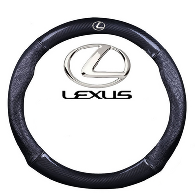 Carbon Fiber and Leather Steering wheel cover for Lexus