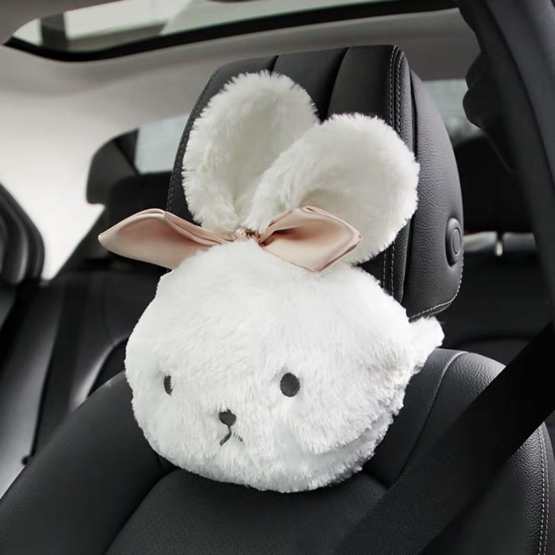 Rabbit Car Plush pillow