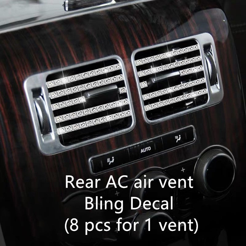 Range Rover Bling 3d Rhinestones Interior Acessories Decoration Decal