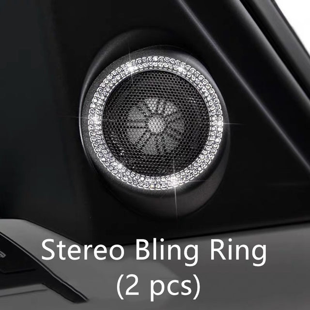 Range Rover Bling 3d Rhinestones Interior Acessories Decoration Decal