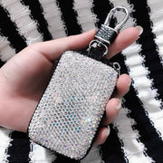 Silver Bling Universal Car Key Holder FOB Bag