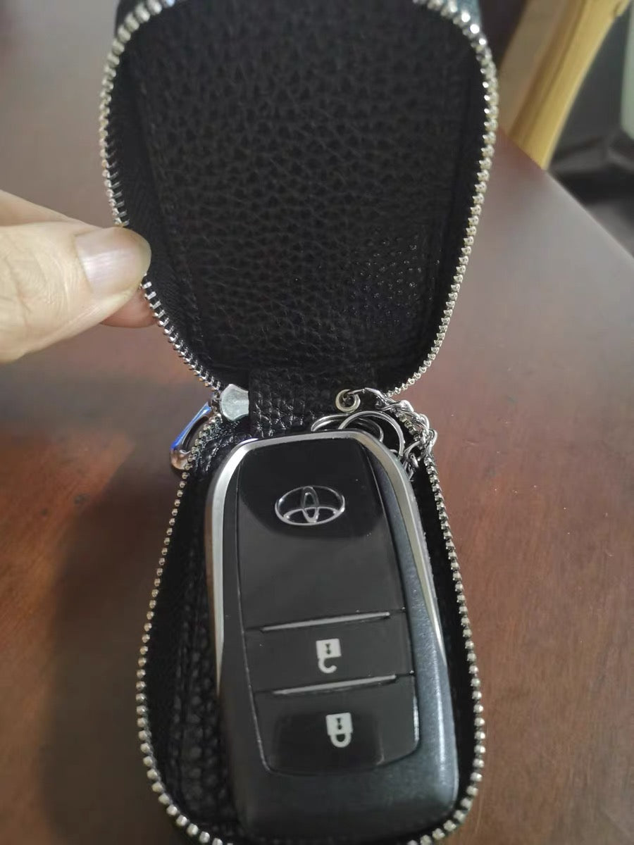 Silver Bling Universal Car Key Holder FOB Bag