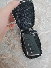 Silver Bling Universal Car Key Holder FOB Bag