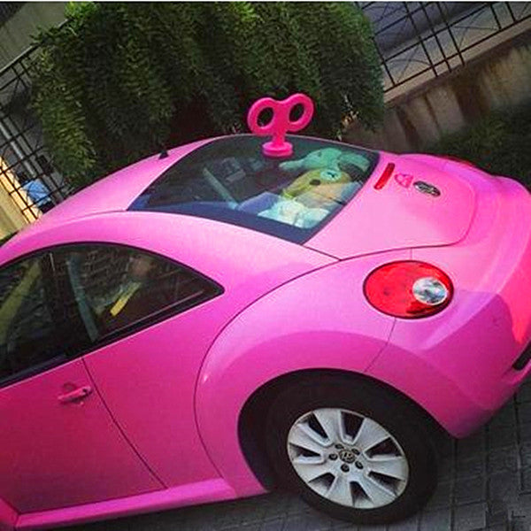 Windup Key for Cars - Hot Pink - Carsoda - 1