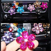 Bling Your Ride-Rhinestone Crystal Flower Air Vent Decoration - Carsoda - 1