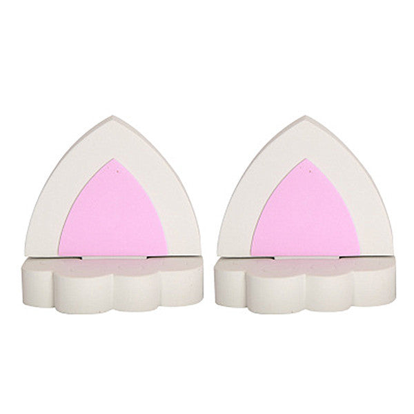Car Cat Ears - White Kitten Ear Decals - Carsoda - 1