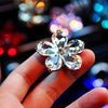 Bling Your Ride-Rhinestone Crystal Flower Air Vent Decoration - Carsoda - 2