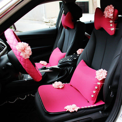 Pink Car Seat Covers - Carsoda - 1