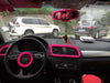 Car DIY Ruffle Lace Fringe for Interior Decorations - Hot Pink Decal - Carsoda - 8