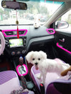 Car DIY Ruffle Lace Fringe for Interior Decorations - Hot Pink Decal - Carsoda - 9