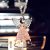 Hanging Car Ornaments-Crystal Angel Bell Rearview Mirror Charm - Carsoda - 2