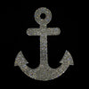 Nautical Anchor Bling Decal, Marine Ocean Symbol Sticker for Car/Truck Laptop/Notebook/iPad/Helmet/Window, 5'' Height