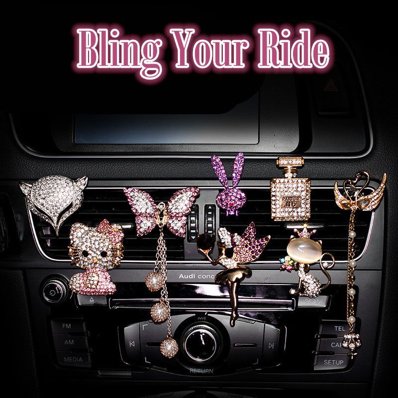 Bling Your Ride-Rhinestone Car Air Vent Bling Decoration – Carsoda