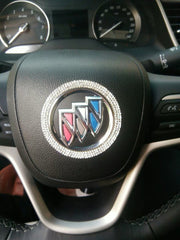 buick bling decal for steering wheel emblem