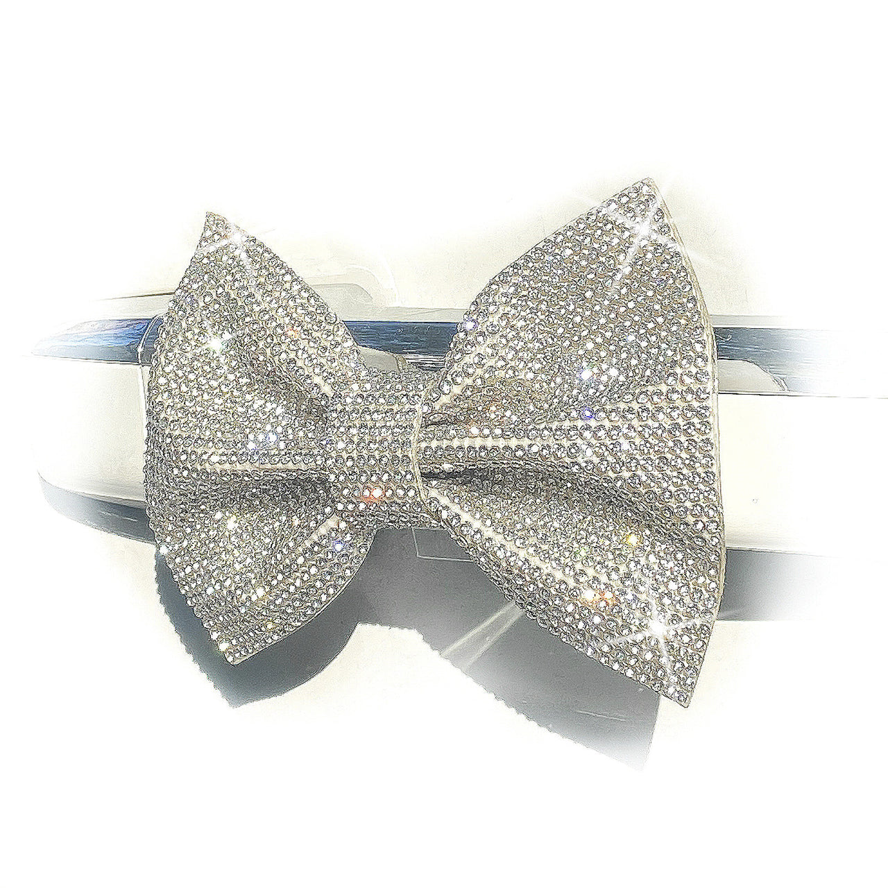 Bling Bow Wedding Craft Decoration-  (2 pcs)