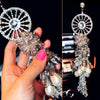 Car Charm Ornaments-Hanging Gear and Pearl Rear View Mirror Charm - Carsoda - 1