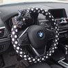 Polka Dots Steering wheel cover with Chiffon Bow