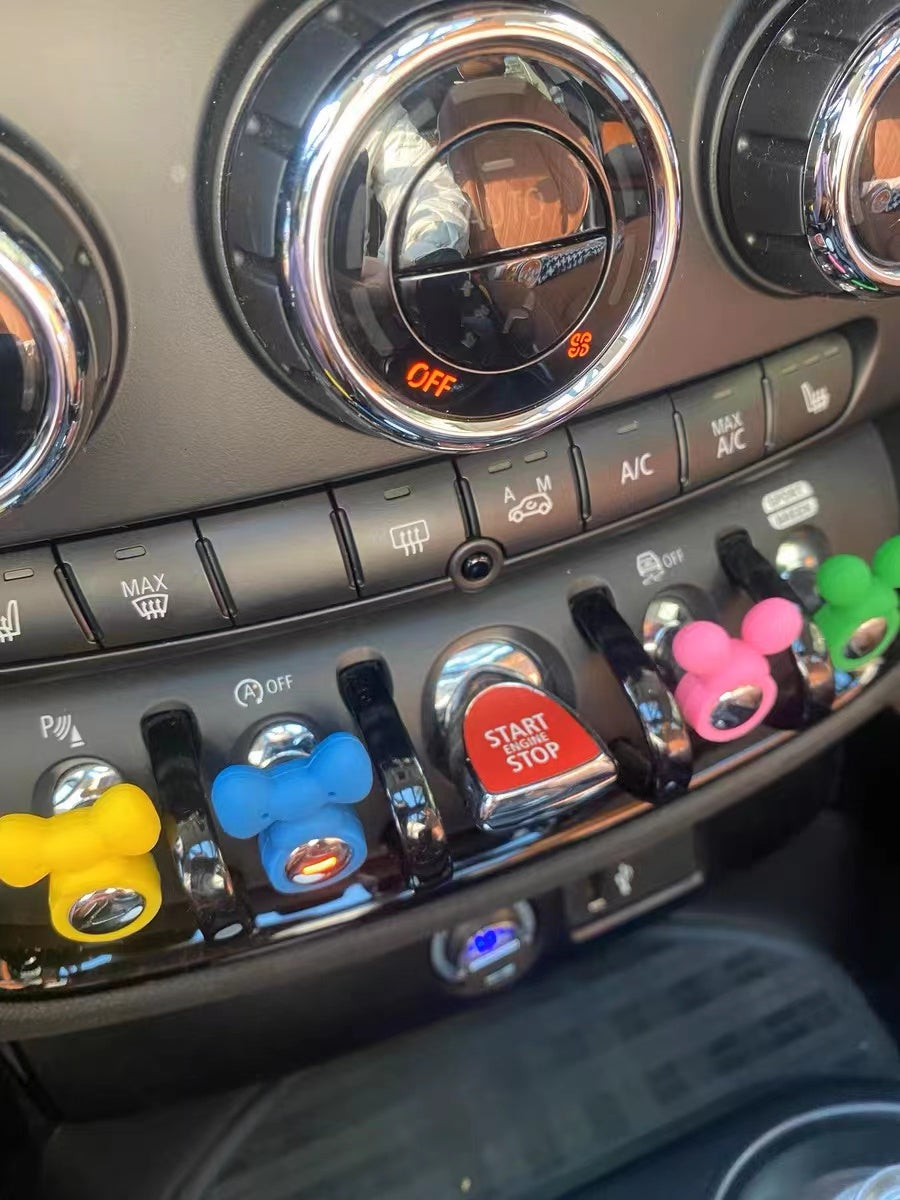 BMW Mini Cooper Center Console AC Control Roof Lighting Buttons Ring D