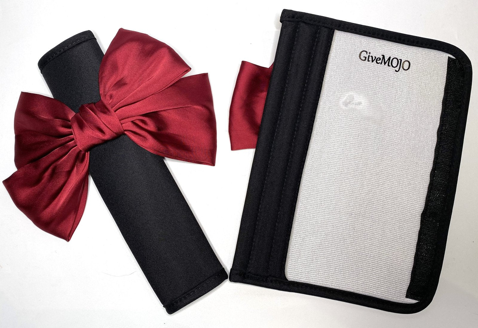 Seat Belt Cover with Red Bow