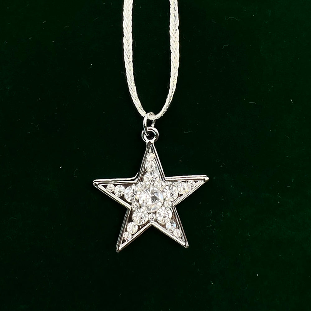 Bling Star Rhinestone Pendant for Car Interior Rearview Mirror