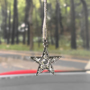 Bling Star Rhinestone Pendant for Car Interior Rearview Mirror