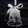 Car Mirror Charm-Hanging Snowfake Bell Rear View Mirror Pendant - Carsoda - 3
