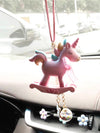 Unicorn Mirror Charm Car Rear View Mirror Pendant Ornament